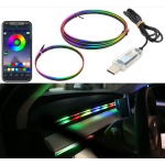 Светодиодная RGB подсветка для панели автомобиля